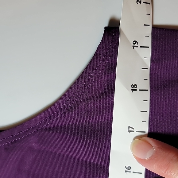 R&M Richards Dress & Jacket Sequins lace plum stretch sz 14 evening coquette - Picture 7 of 16